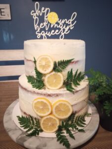 Bridal Shower Lemon Naked Cake