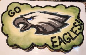 Eagles Cupcake Cake