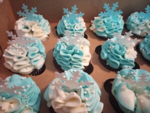 Snowflake Cupcakes