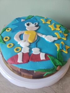 Sonic the Hedgehog Cake